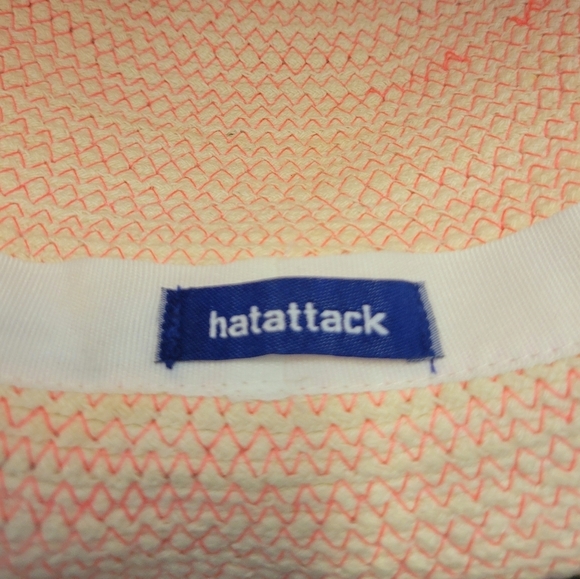 COPY-Anthropologie hatattack fedora sun beach Outdoor hat orange Tan color - Picture 7 of 9